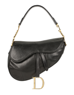 Vintage Saddle, Leather, Black, MU0060, DB, 2*